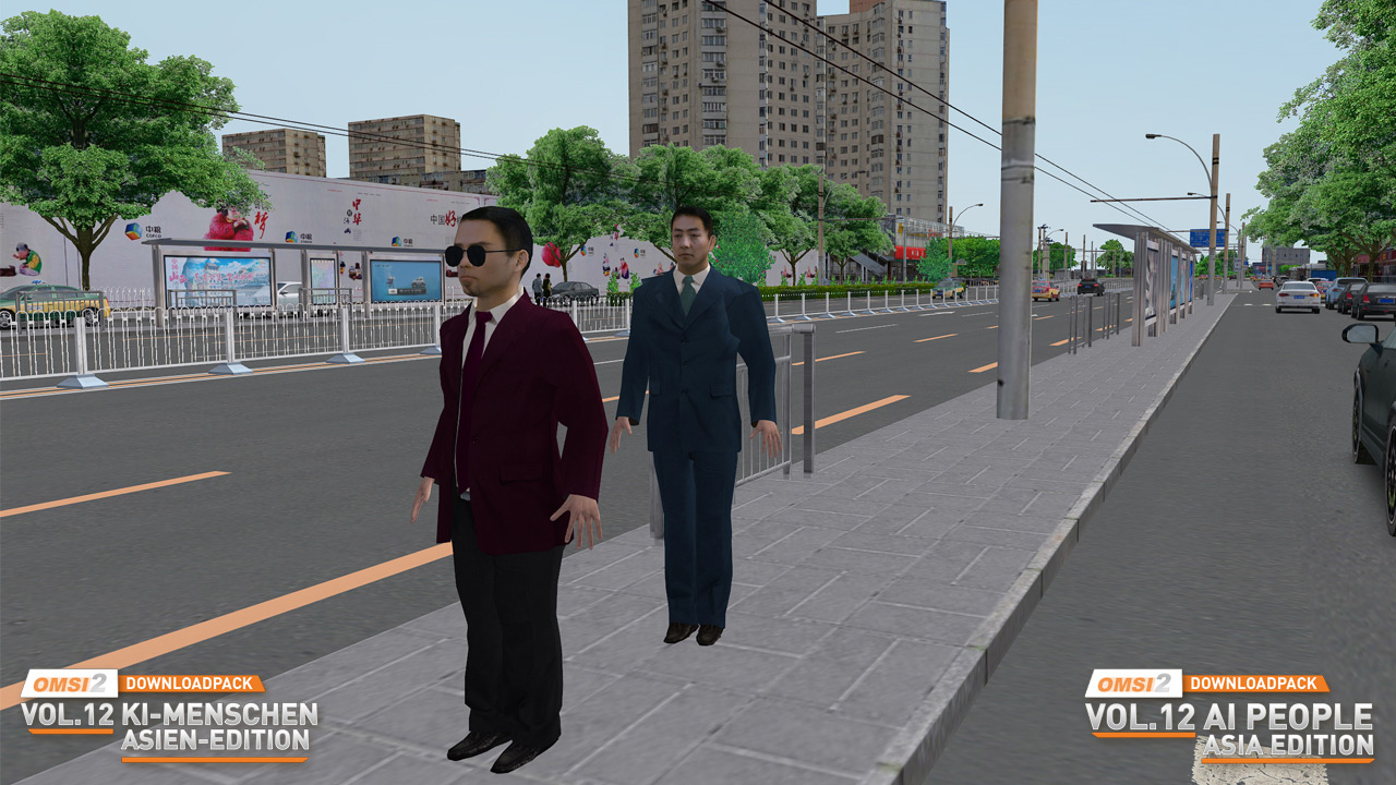 OMSI 2 Downloadpack Vol. 12 AI People - Asia Edition